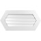 Ekena Millwork Half Round Surface Mount PVC Gable Vent: Functional, w/ 3-1/2"W x 1"P Standard Frame, 36"W x 18"H GVPHR36X1801SF - alternate 1